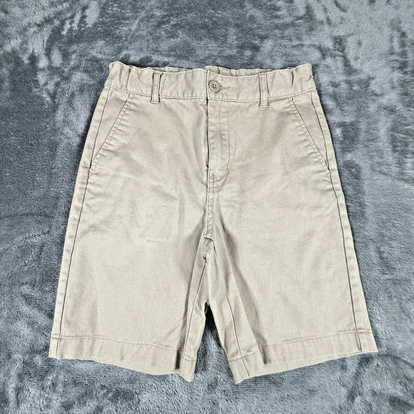 Old Navy Other - Old Navy Boy's Khaki Shorts Size 12 Built-In-Flex Adjustable Waist Camel